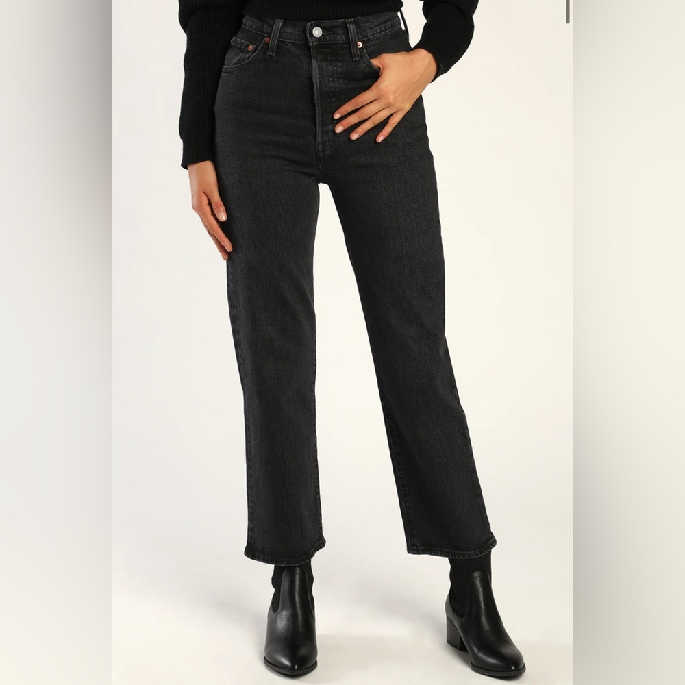 Lulu's Black Straight Leg Women's Jeans